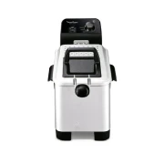 Moulinex Electric Fryer 3L,1.2 Kg, Steel Body, Semi-Pro Fryer with Cool Zone Technology, Adjustable Thermostat, Permanent Metallic Filter, Fast Heating System AM333027