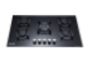 Built-In Hob EH-905GL | 7mm Tempered Glass, 5-Burner Gas Stove with Sabaf Burners and Iron Cast Pan Support