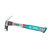 Total Claw Hammer 345mm 16oz/450g with Magnetic Nail Function, Drop-Forged Hammer Head THCH61016L