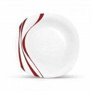 La Opala Dinner Plate 6pcs Flowered Midnight Red 278mm 0455