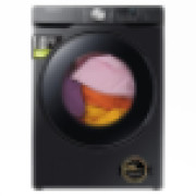 Samsung 18KG Washing Machine With WiFi, EcoBubble, HygieneSteam, DIT 20 years, AI Control, Wi-Fi ,Quick Wash (Black, WF18T8000GV/EU)