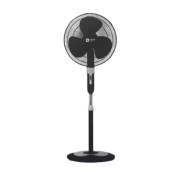 Orient Stand 92 Pedestal Fan 16"/400mm with 3 Speed, 3 Plastic Blades Black