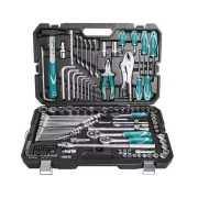 Total Tool Box Set Spanner Combination Tools Set 142pcs THKTHP21426