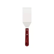 Tramontina Frying Spatula 4" Stainless Steel Blade, Red Polywood Treated Wood Handle 21165/174