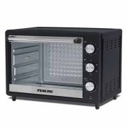 Nikai Oven Electric 50L With Rosting Function 1800W NT50RZ 120 Mins Timer Single Glass Panel Stainless Steel Heating Elements Inner Light