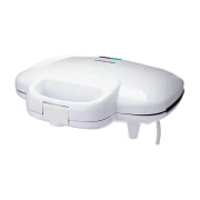 Nikai Sandwich Maker, 700W, 2-Slice Capacity, Non-Stick Plates, for Easy Cooking and Cleaning NST1107A1.