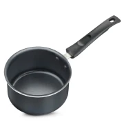 Judge Non-Stick Sauce Pan for Everyday Use - 14cm - 1.2L, Low Oil Cooking, Easy to Clean, with Cool Touch Handle 37288
