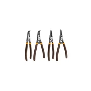 Ingco 4pcs Circlip Pliers Set 180mm, Cr-V Steel Black Finish HCCPS26180