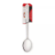 Topaz Serving Spoon Pan Silver Stainless Steel Ideal for Cooking and Serving Food Premium-Quality Food-Grade, Elegant and Lightweight Design