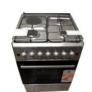 Westpoint Gas Cooker 60x60cm Electric Oven 3 Gas Burners 1 Electric Plate Auto Inox, WCER6631E0X