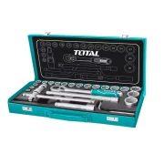 Total Tool Box Socket Set 24pcs ½" THT141253