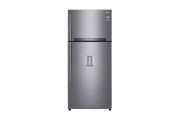 LG 509L Double Door Refrigerator, Top Freezer Fridge, No Frost, Energy Efficient - GN-F702HLHU