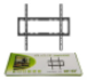 Universal TV Wall Bracket LED LCD 26 to 63 Inch Fixed Wall Mount Black Color TVJ950