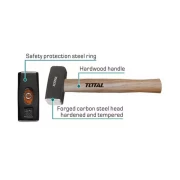 Total Stoning Hammer 1500g Hardwood Handle THTW721500
