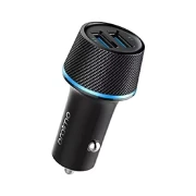 Oraimo Car Charger 10.5W Dual Ports, USB Fast Charging Technology, Multi Protection System, Universal Compatibility, LED Indicator OCC- 21D+D61