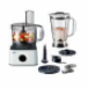 Braun Food Processor 8 in 1, 750W, 2 Speeds, Pulse Function, 2.1L Capacity, Blender, Slicing and Grating disc, Dough, Ice Crusher Blade, FP0132WH