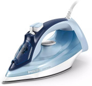 Philips Steam Iron 5000 Series, 2400 W Power, 40 g/min Continuous Steam, 180 g Steam Boost, SteamGlide Plus, DST5020/26, Blue