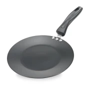 Judge Non-Stick Concave Tawa Hard Anodized with Induction Base - 25cm, Low Oil Cooking, Easy to Clean, with Cool Touch Handle 37257
