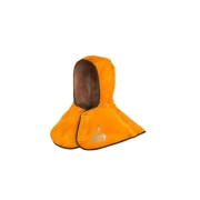 Total Cowhide Welding Cap 1.1-1.3mm with Spilt Cowhide, Hook & Loop Tape, Polyester Taffeta Lined TSP20101
