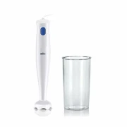 Braun MultiQuick 1 Hand Mixer 450W Lightweight Mixer with Easy Twist Technology, One Speed, 600ml Beaker Included MQ10.001P