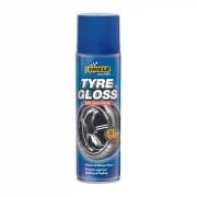 Shield-Auto Tyre Gloss Aerosol Tyre Cleaner, Ultra-Black, Glossy Finish, Road Grime, 400ml SH97