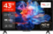 TCL 43V6C-UK 43" 4K Ultra HD, HDR TV, Smart TV Powered by Google TV (Dolby Audio, Voice Control, compatible with Google assistant, Chromecast built-in, 2025 New Model) [Energy Class E]
