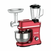 Nikai Kitchen Machine 3 in 1 1000W 5L 3 Attachments Multifunction Multi-Function, Planetary Mixing, LED Light, Detachable Accessories, Egg Whisk, Dough Hook, Beater, Blending jar set, Meat Grinder Set NFP555LDN4