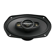 Pioneer Speaker, 6" X 9" 4 Way Speaker Set, 90W RMS, Open & Smooth Sound Concept, Carbon and Mica Reinforced Cone, 92 dB Sensitivity, Impedance 4Ω TS-A6968S