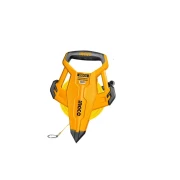 Ingco Fibreglass Measuring Tape 100mx12.5mm with 3:1 Gear Ratio, Metric & Inch HMFT83100