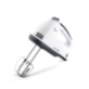 Decakila Hand Mixer 120W 7 Speed White Steel Beaters & Hook With Speed Control Knead or Beat & Mix KEMX016W