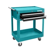 Total Tool Cart 2 Drawers with 2 Trays Empty THPTC201