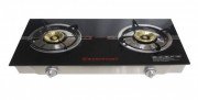 Westpoint Gas Stove 2 Burner, 8mm Glass, Black,WTIL-2817.GIG