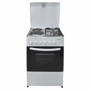 Nikai Oven Cooking Range 2 Burner and 2 Hotplate 50x50cm TFG14N22 Double Layer Glass Metalic Lid Hot Plate And Gas Burner Combination