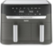 TEFAL Air Fryer Dual Easy Fry 8.3 L Dual Drawers Complete Family Meal 7 Pre-Set Programs Dishwasher-Safe Parts Dedicated App | EY901840