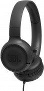 JBL Tune 500 Wired on-ear headphones with One-Button Remote/Mic, Black