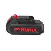 Ronix Lithium-Ion Battery | Battery Pack | 22V Fast Charger | Compact Design, LED Indicator, Quick Charge | High Performance for Power Tools, 20V 2Ah 8690