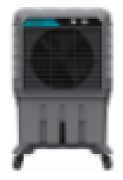 Symphony MOVICOOL  125L Commercial Air Cooler For Home with Honeycomb Pads, Powerful Fan, and Cool Flow Dispenser (125L, Grey)