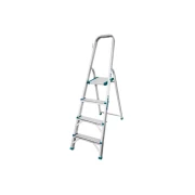 Total Household Ladder with 4 Steps, Aluminium Body THLAD06041
