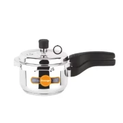 Orange Stainless Steel Pressure Cooker 2L with Outer Lid Inox Series OSPC549