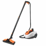 Decakila Steam Cleaner 1800W Tank 1.8L Powerful Steam Cleaner for Home Use, 5.0Bar High-Pressure Steam Cleaner for Car, 110°C High-Temperature Steam Cleaner for Carpets, Floor Steam Cleaner with Stainless Steel Inner Pot, KEEN017W