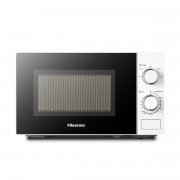 Hisense Microwave 20L Capacity, 35 min Cooking Timer, Child Safety Lock, 700W Microwave Power Output H20MOWS1, White