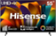 Hisense TV 55 inch 4K Ultra HD 55A6N Smart TV VIDAA U7, Dolby Vision, HDR 10+, DTS Virtual: X, Game Mode, Alexa Built-in, VIDAA Voice, DVB-T2/S2 HEVC 10 tuner, Lativù 4K