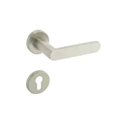 Yale Tubular Rose Lever Handle Satin Nickel 029 - Elisa