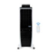 Symphony Diet 3D 30i 30L Portable Tower Air Cooler For Home with 3-Side Honeycomb Pads i-Pure Technology and Low Power Consumption (30L, White & Black)