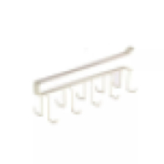 Nadstar1 Dish Rack 5 Hooks Hanging Cup & Utensil Holder Closet Shelf With Hanger HP93-061