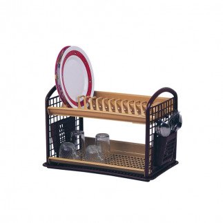 Senyayla Dish Rack Double Drainer 34x28x50CM 4516