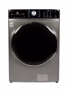 Evvoli 21KG 1300 RPM Brushless DC electric motor Front Load Washing Machine, Heavy Duty Wash,  EVWM-FBLS-2113S Silver