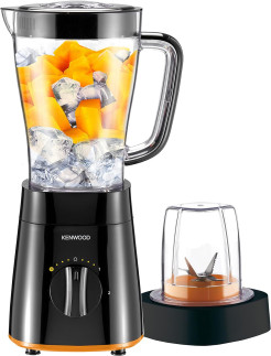 Kenwood Blender 500W Smoothie Blender/Smoothie Maker 1.5L With Mill, Ice Crush Function Blp15.150Bk Black