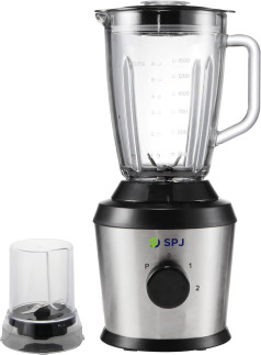 SPJ Blender - 1.5L Glass Jar, 500W Motor, Stainless Steel Blade BDINU-15L06