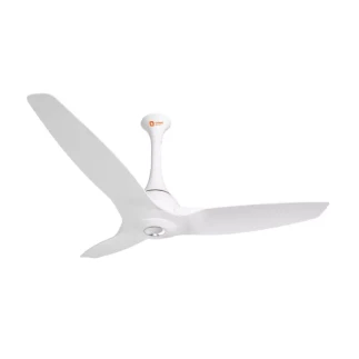 Orient Aeroquiet BLDC Noiseless Ceiling Fan 1200mm with Remote Control, 5 Star Rated, White